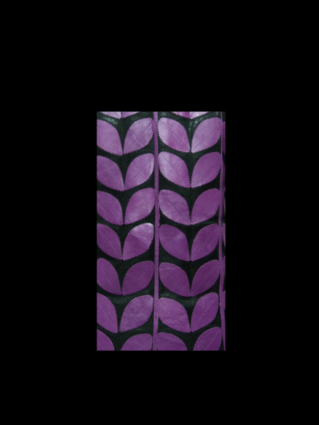 Purple Leather Leaf Jacket for Women Round Neck Design 11 Genuine Short Zip Up Light Lightweight [ Click to See Photos ]