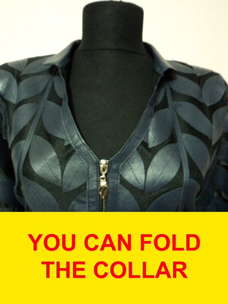 Red Leather Leaf Jacket for Women V Neck Design 08 Genuine Short Zip Up Light Lightweight
